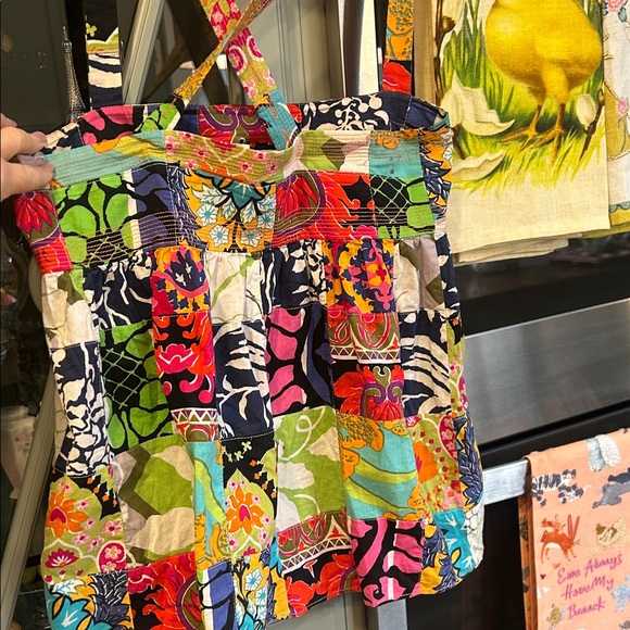 J. Crew vintage HTF Multicolor Patchwork Tank Top - Picture 5 of 8